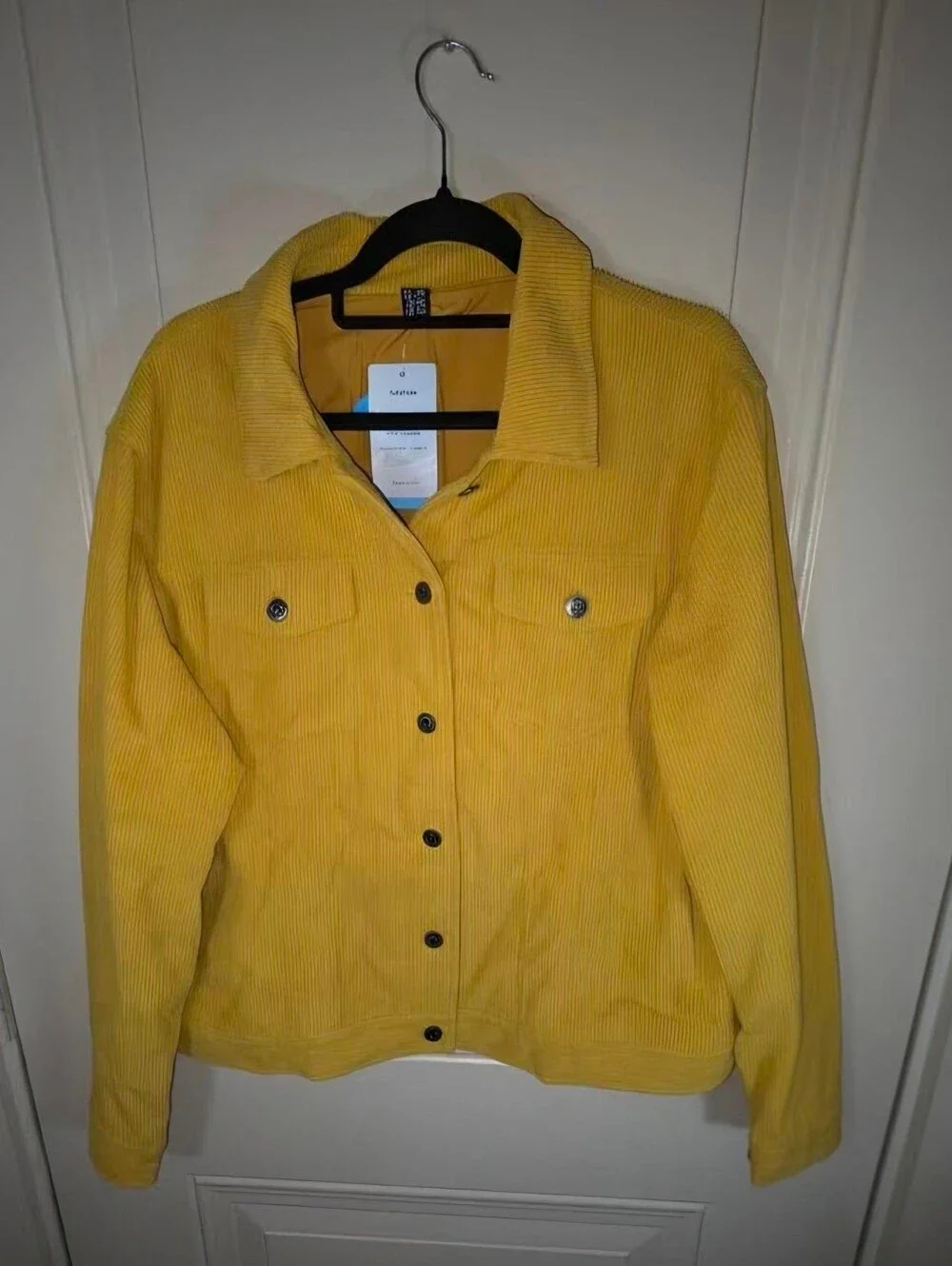 Mustard Yellow Corduroy Shacket Jacket 2XL Wide Well Boho,Western,Cowgirl